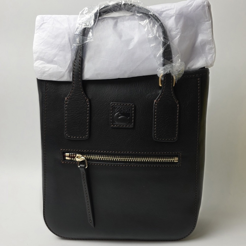 Dooney & Bourke Florentine Leather Small Handle Tote w/ Crossbody Strap NWT - Picture 2 of 10